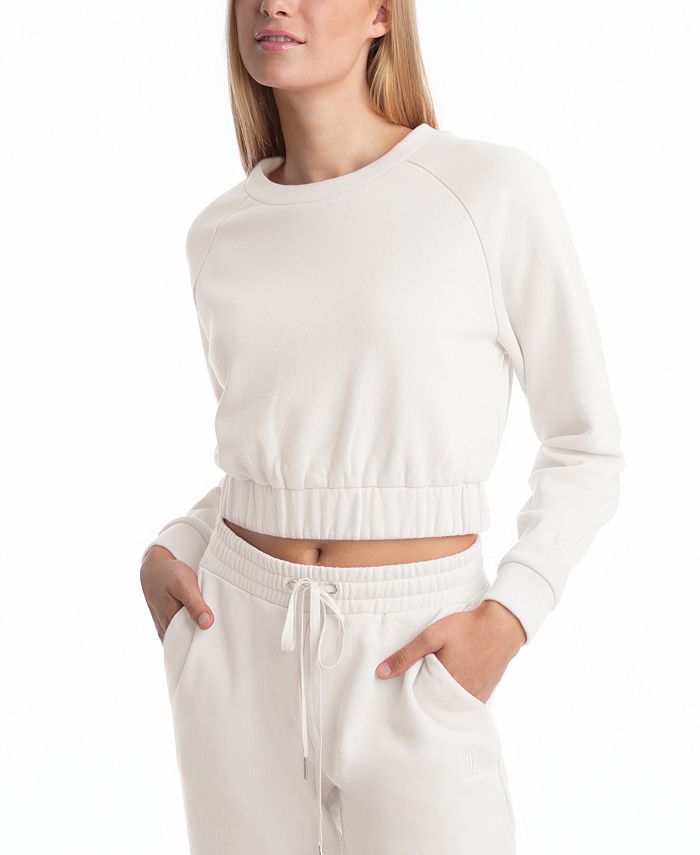 Juicy Couture Women's Fleece Long Sleeve Pullover - Macy's