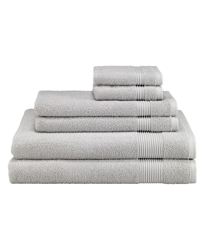 Avanti Solid 6 Piece Towel Sets & Reviews - Bath Towels - Bed & Bath ...