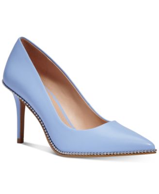 coach blue heels