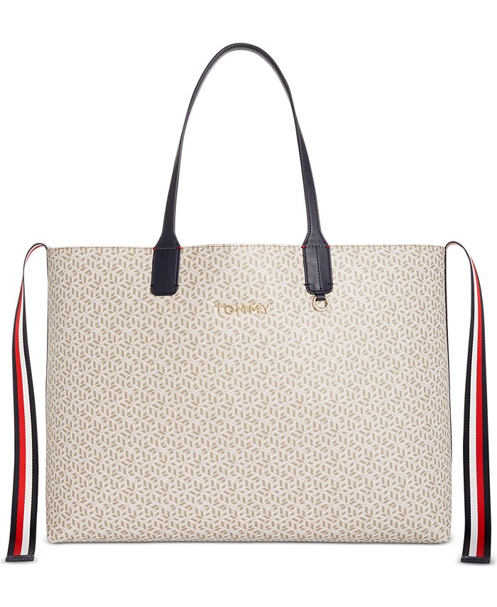 Tommy Hilfiger Iconic Tommy Monogram Tote & Reviews - Handbags ...