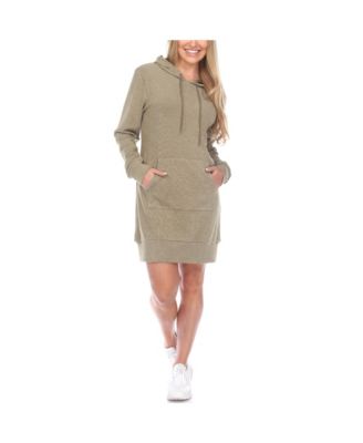 White Mark Women s Hoodie Sweatshirt Dress Macy s