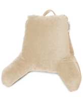 Nestl Shredded Memory Foam Reading Backrest Pillow, Petite - Beige Cream