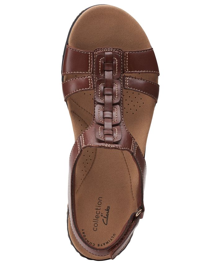 Clarks Laurieann Kay T-strap Slingback Sandals - Macy's