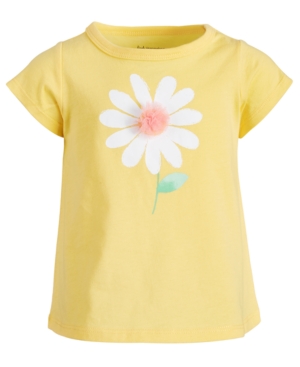First Impressions Baby Girls Cotton Daisy T-Shirt Created for Macy's