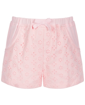 First Impressions Baby Girls Eyelet Knit Cotton Shorts Created for Macy's