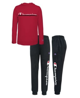 champion 2 piece sweatsuit