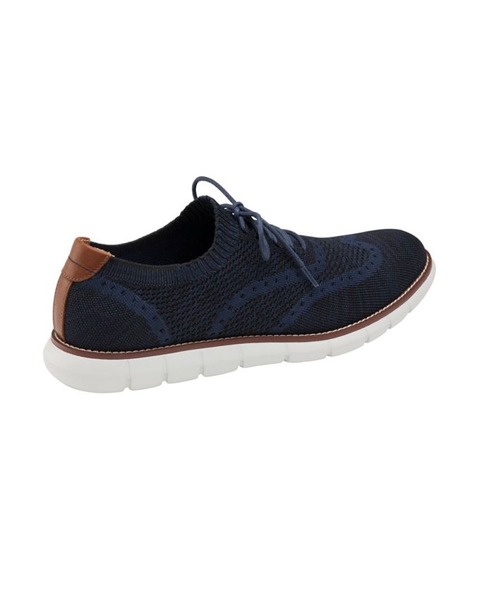 knit wingtip shoes