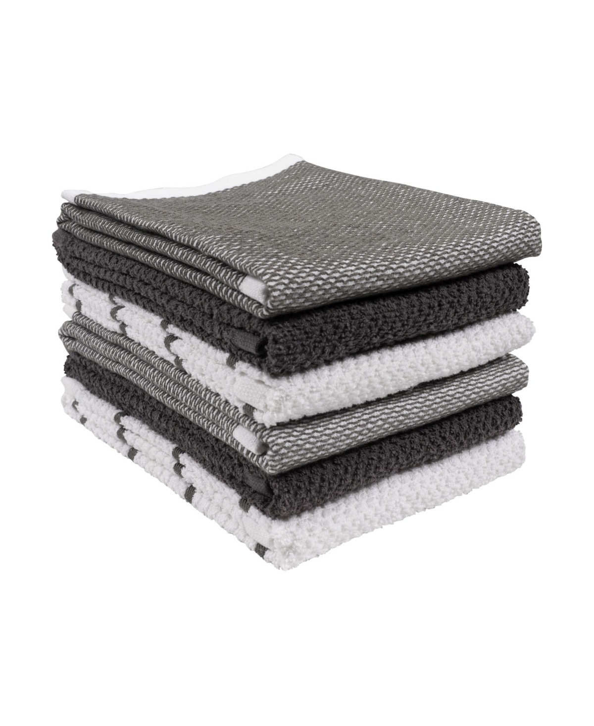 Ayesha Curry Terry Towel, Set of 6 - Gray