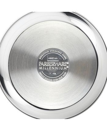 Farberware Millennium Stainless Steel Induction Sauce Pan With Lid, 3 Quart  - Silver