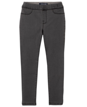Calvin Klein Big Girls Logo Waist Jeggings