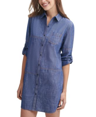 Tommy Hilfiger - Stitched Chambray Shirtdress