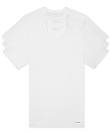 Men's 3-Pack Cotton Classics Crewneck Slim-Fit T-Shirts 