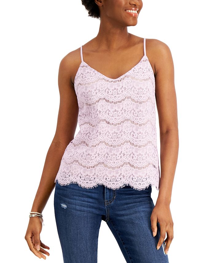 Macy's lace camisole hotsell