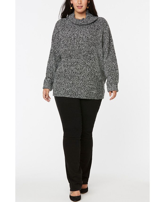 NYDJ Women s Plus Size Chunky Turtleneck Sweater Macy s