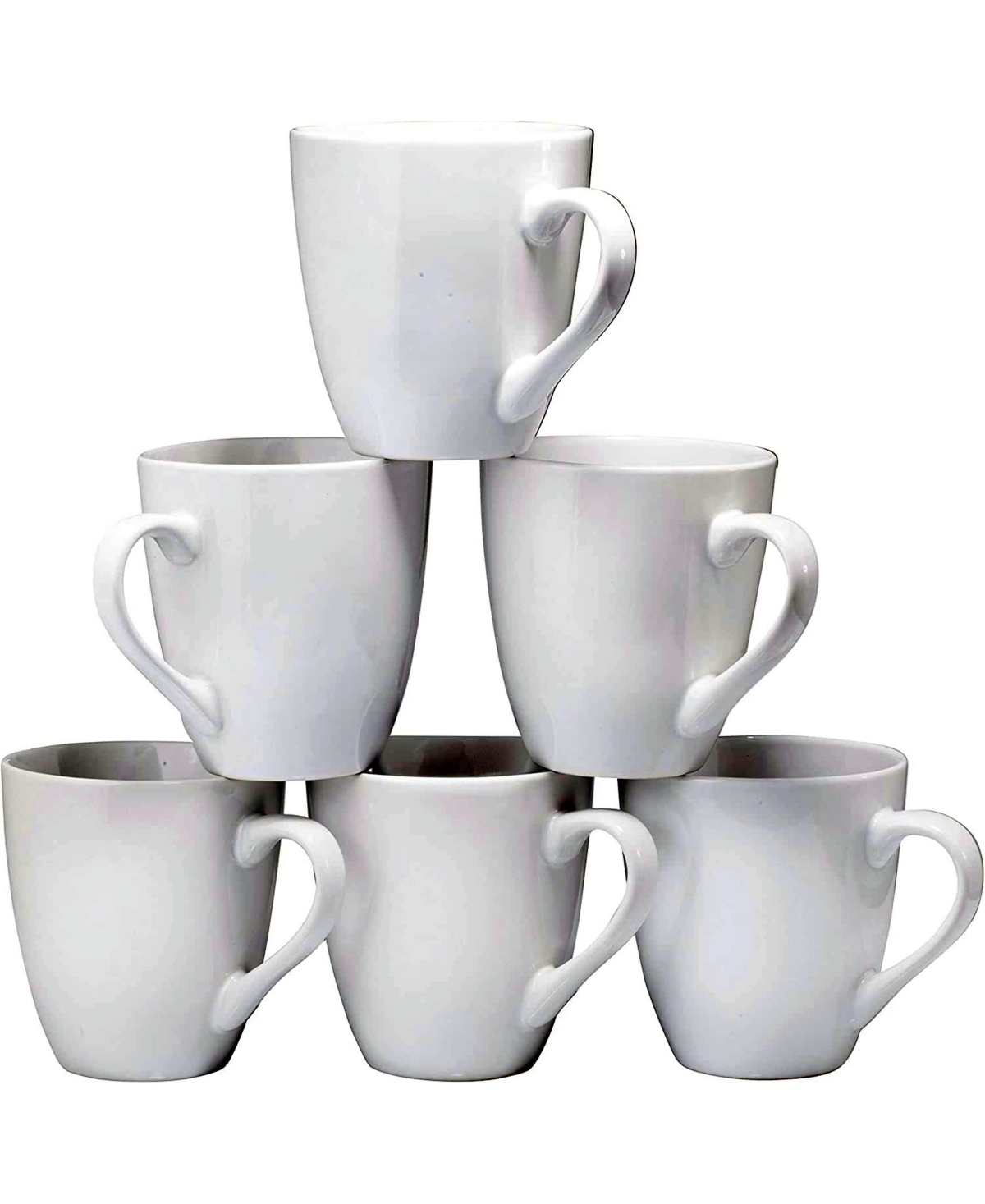 Bruntmor 16 oz Large-Sized Coffee Mugs, Set of 6