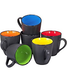 16 oz Large-Sized Coffee Mugs, Set of 6