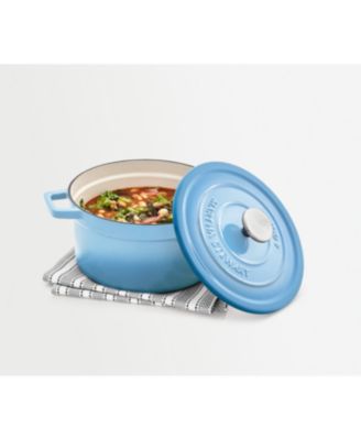 Martha Stewart Collection - 4-Qt. Enameled Cast Iron Round Dutch Oven