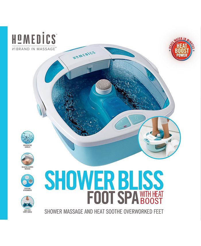 Homedics FB625 Shower Bliss Heated Foot Bath Macy's