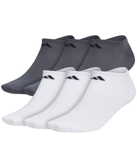 Мужские короткие носки-невидимки adidas Superlite, набор из 6 пар, цвет: Белый / Чёрный