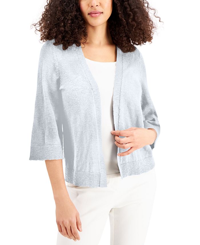 JM Collection Cotton Slub Cardigan Created for Macy s Macy s