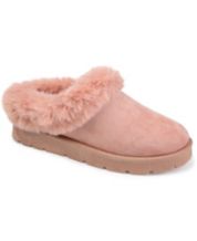 Women's Paris Crossband Faux Fur Slippers - Stars Above™ Blush S