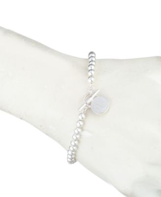 Ralph Lauren Polished Bead Toggle Bracelet in Sterling Ralph Lauren Polished Bead Toggle Bracelet in Sterling