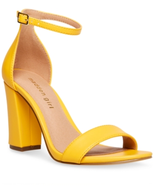 Madden Girl Bella Two-Piece Block Heel Sandals