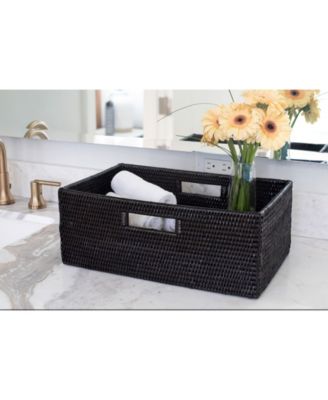 Rectangular Shelf basket with Side handles