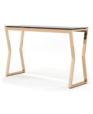Furniture of America Meiland Glass Top Sofa Table
