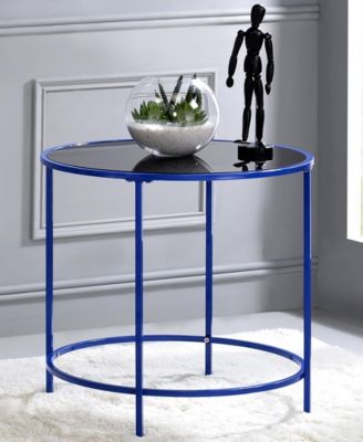 Vardo Glass Top Side Table