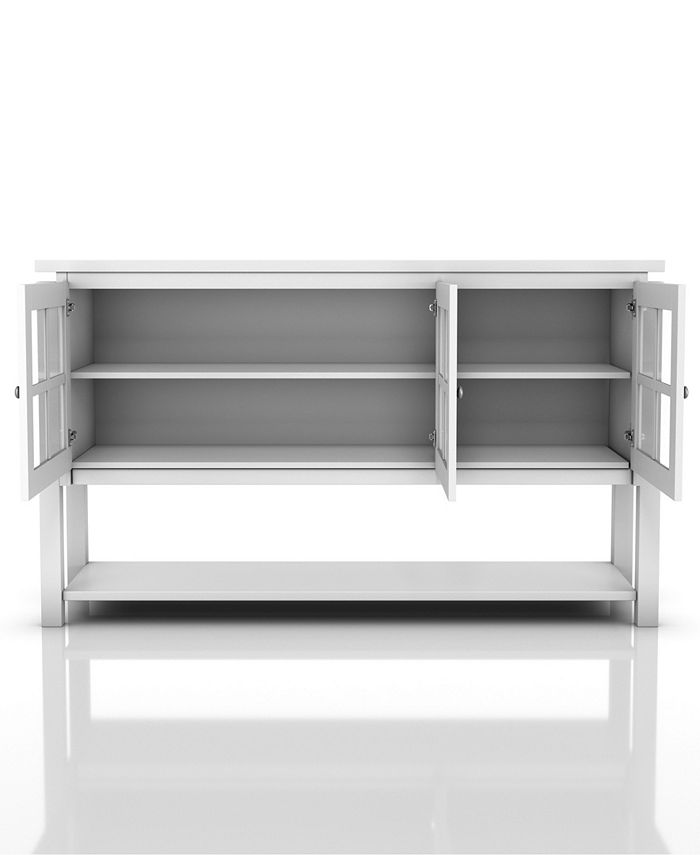 Furniture of America Dondaca Rectangle Buffet & Reviews Furniture