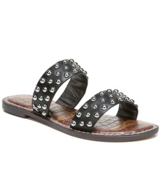 Sam edelman black studded sandals on sale