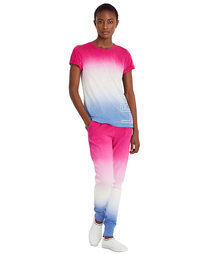 Artwork Dip-Dyed T-Shirt - Blue Lagoon