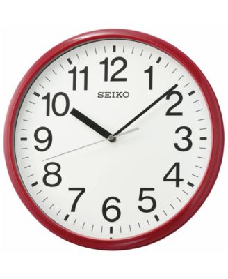 Classic Red Office Clock