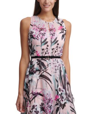 Tommy Hilfiger Delphinium Chiffon Midi Dress