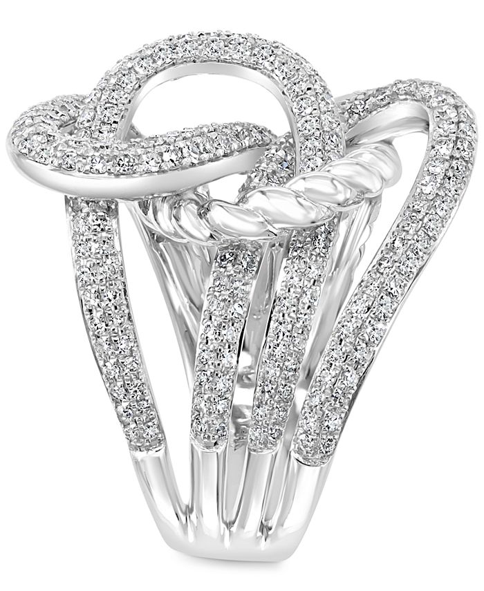 EFFY Collection EFFY® Diamond Openwork Statement Ring (1 ct. t.w.) in