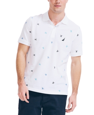 Nautica Men's Classic Fit Printed Polo Shirt