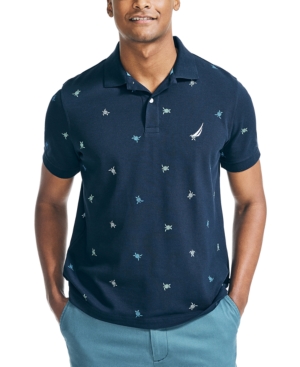 Nautica Men's Classic Fit Printed Polo Shirt