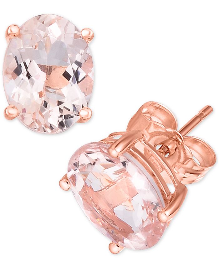 Macy's rose gold stud earrings hotsell