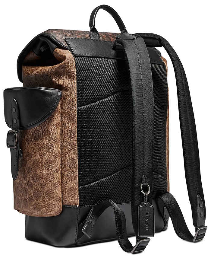 COACH Men's Hitch Signature Backpack Macy's