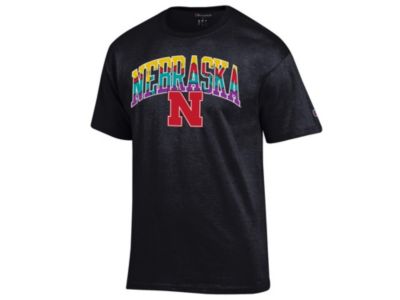 Champion - Nebraska Cornhuskers Men's Neon Vault Arch & Logo T-Shirt