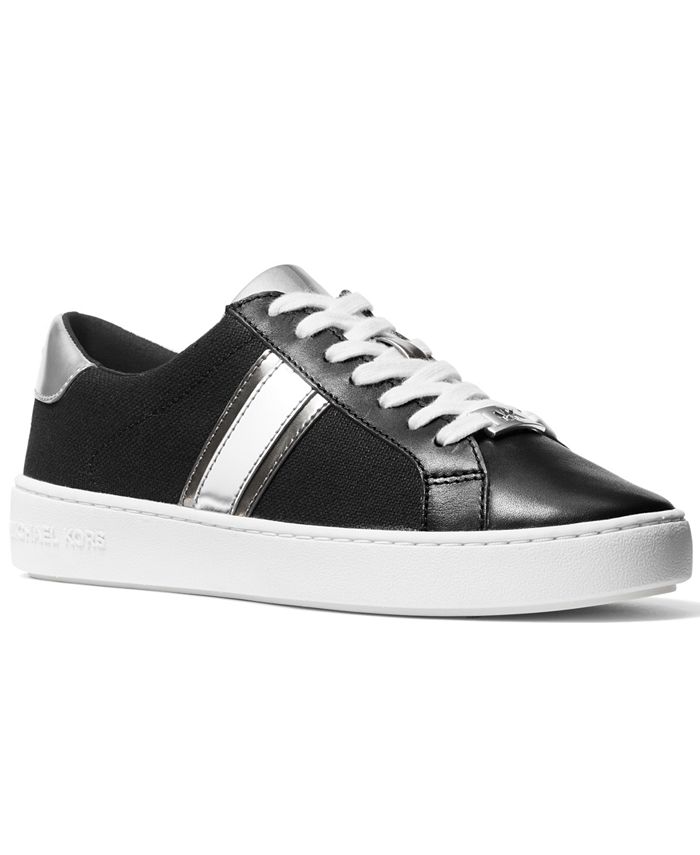 Michael Kors Irving Side-Striped Lace-Up Sneakers - Macy's