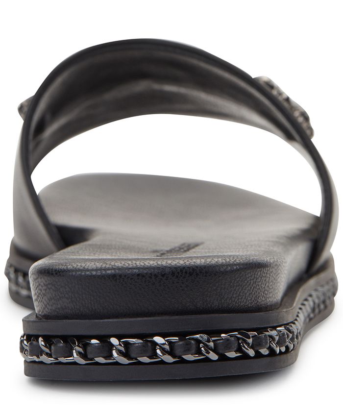 Karl Lagerfeld Paris Women's Bijou Embellished Slide Sandals & Reviews