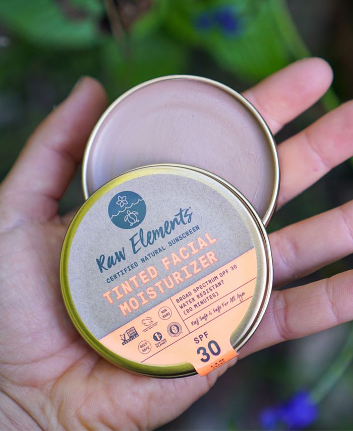 Raw Elements Tinted Facial Moisturizer Natural Sunscreen SPF 30 Macy's