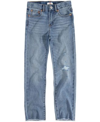 Little Girls Ribcage Straight Ankle Jeans