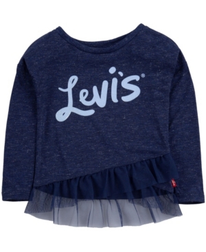 Levi's Big Girls Ruffled Tunic T-shirt