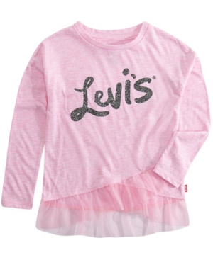 Levi's Big Girls Ruffled Tunic T-shirt