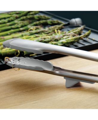 Tip Top Tongs, Easy-Grip Kitchen Tongs for Cooking With Silicone Tips