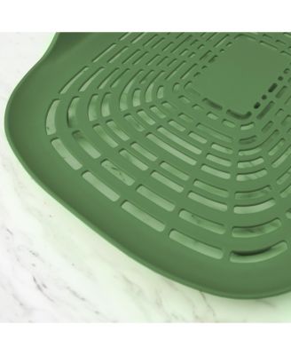 Prep N' Rinse Flat Colander With Raised Edges