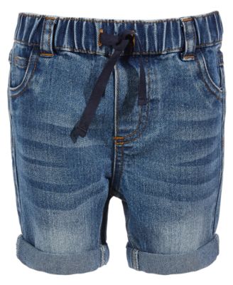 First Impressions - Toddler Boys Authentic Wash Denim Shorts